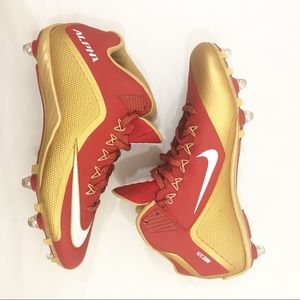 Nike Alpha Football Cleats Red NWOB Size 12 (SH09)